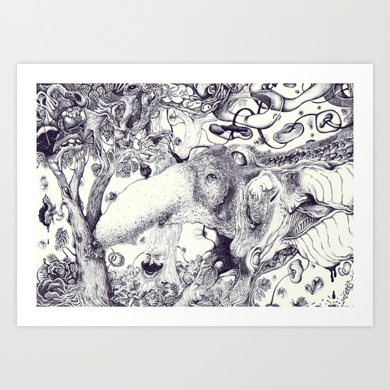 Anteater Art Print
