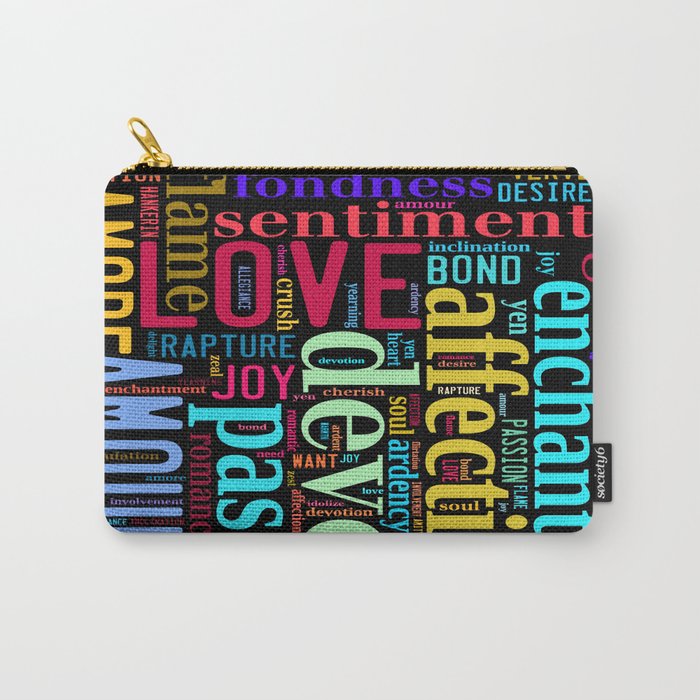 Words of Love #2 Carry-All Pouch