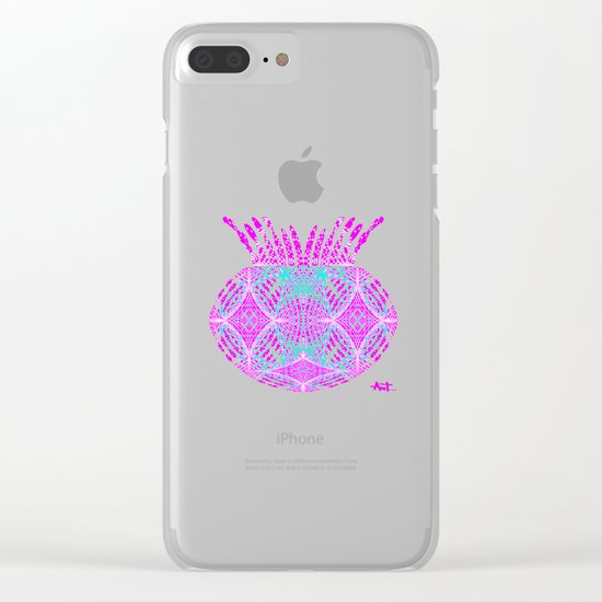 Selfie Psychedelic Clear iPhone Case