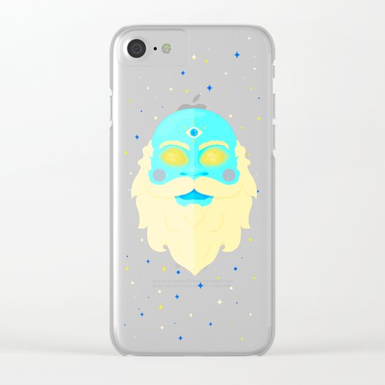 Santa Cosmos Clear iPhone Case