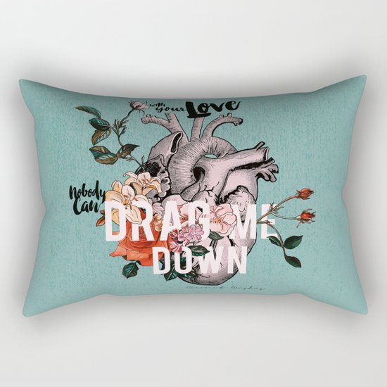 Drag Me Down Rectangular Pillow