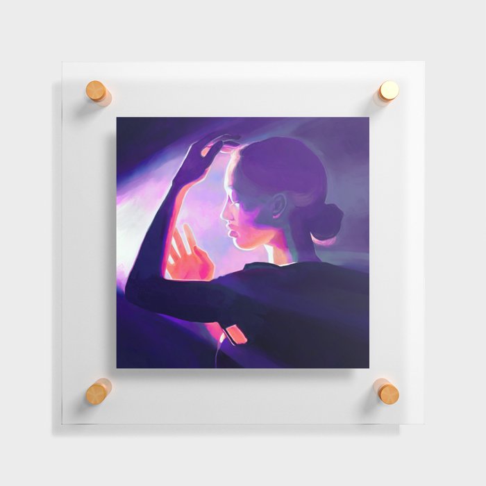 Girl in the Light Floating Acrylic Print