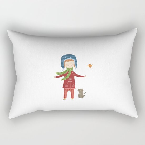 A BIRD IN LOVE Rectangular Pillow