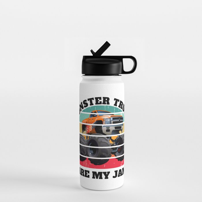 Monster Truck Water Bottle by Genius7