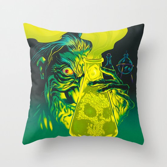 MAD SCIENCE! Throw Pillow