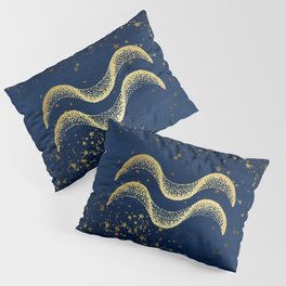 Aquarius Zodiac Sign Pillow Sham