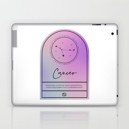Cancer Zodiac | Iridescent Arches Laptop Skin