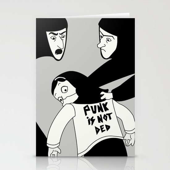 Punk is Not Ded! Stationery Cards