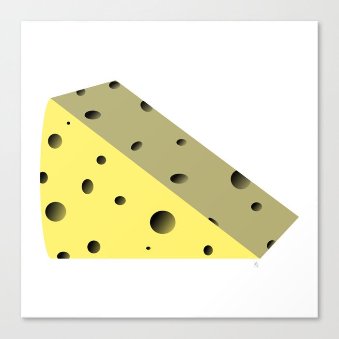 Swiss Cheese Canvas Print