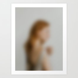 Blurred portrait: Allure Art Print