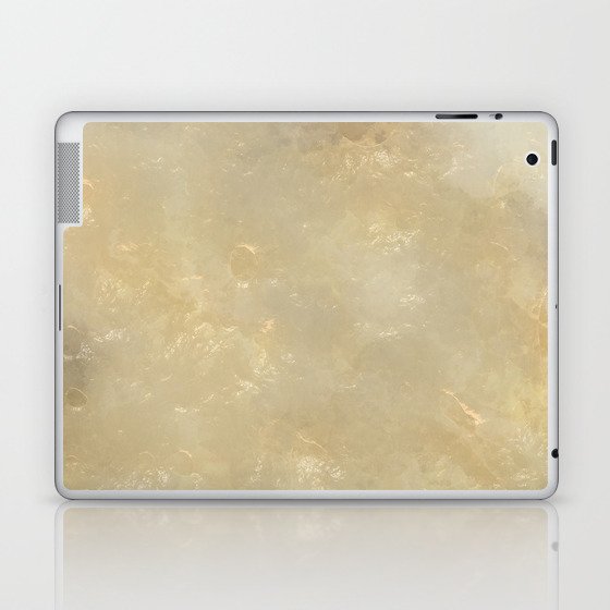 Frozen glass golden Laptop & iPad Skin