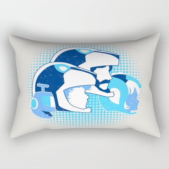 Travel Among Unknown Stars Rectangular Pillow