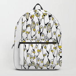 1000 Albatrosses Backpack | Nature, Pattern, Graphicdesign, Comic, Animal 