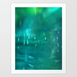 Overwater-Underwater | Abstract Art Print
