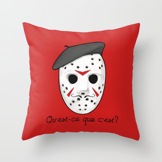 Psycho Killer Throw Pillow