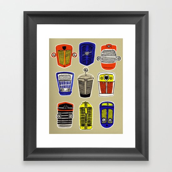 Bertie Framed Art Print