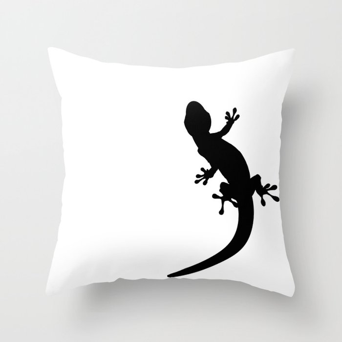 Lizard Throw Pillow