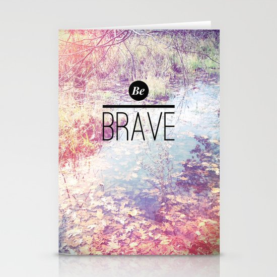 Be Brave Stationery Cards