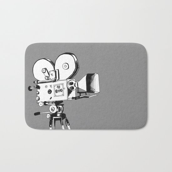 vintage filming Bath Mat