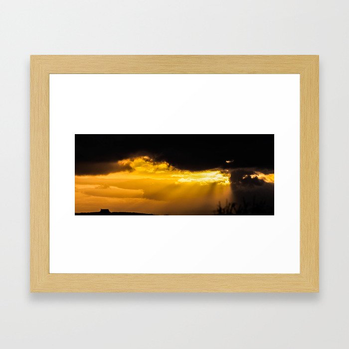 Golden Sunset  Framed Art Print