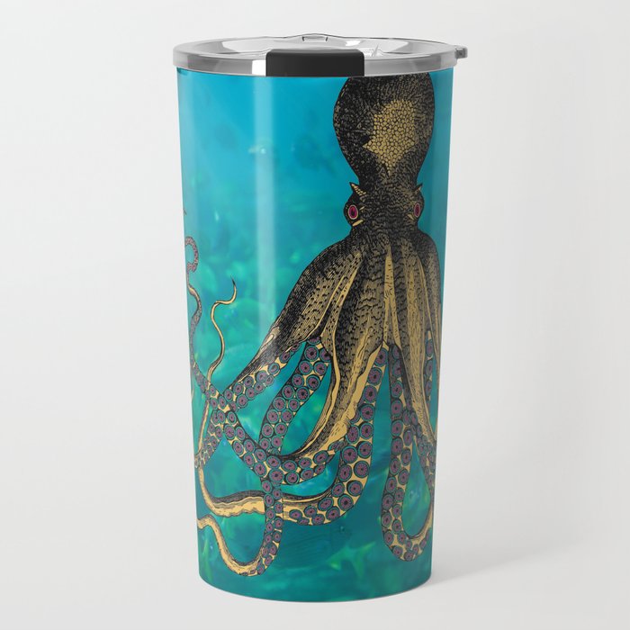 Octopus & The Diver Travel Mug