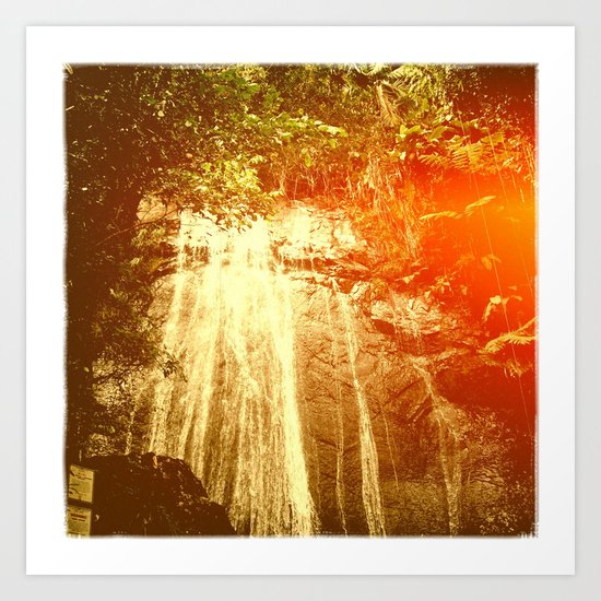 The Waterfall Art Print