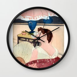 Mary Cassatt The Lamp Wall Clock