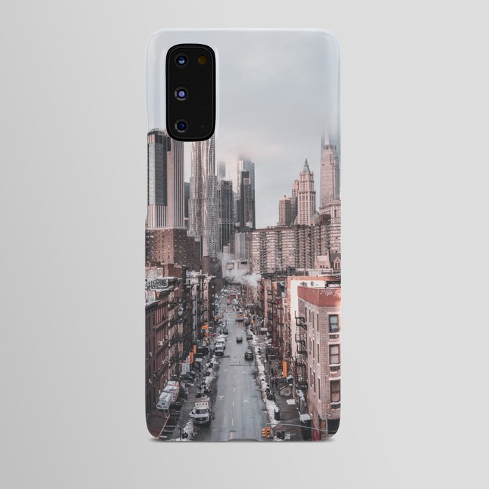 New York City Skyline | Morning Fog | Travel Photography in NYC #2 Android Case