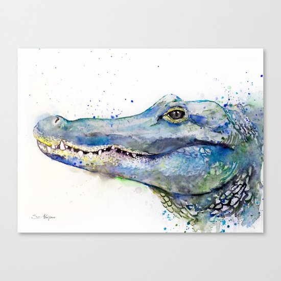 Alligator Canvas Print