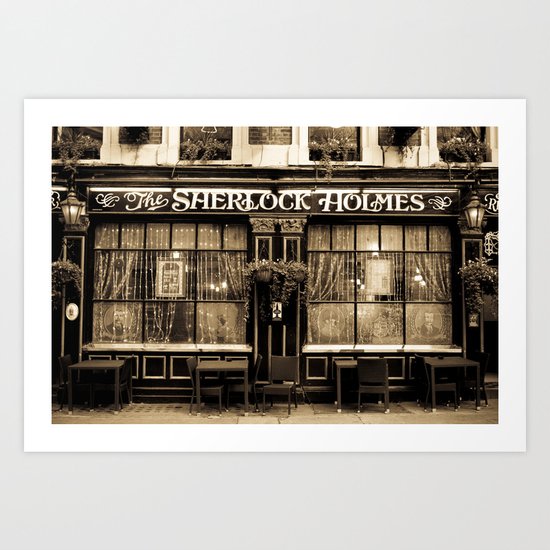 The Sherlock Holmes Pub London Art Print