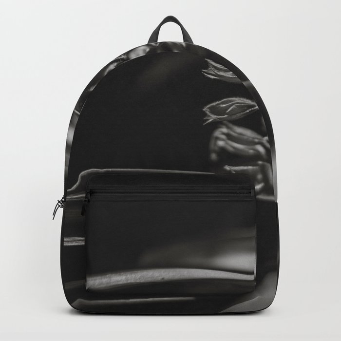 Salvia - Black and White Backpack