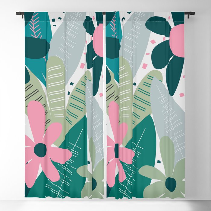 Kind of tropical cuteness Blackout Curtain