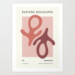 L'ART DU FÉMINISME VI — Feminist Art — Matisse Exhibition Poster Art Print