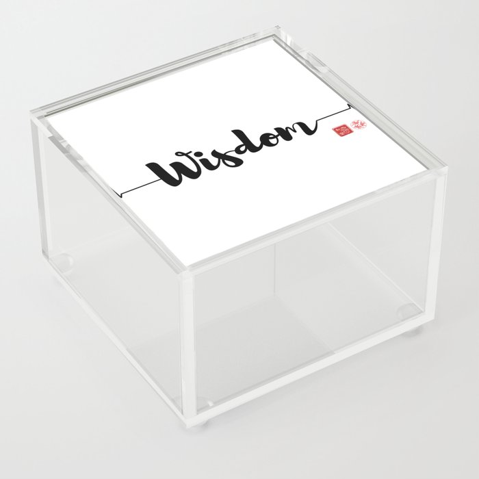 Wisdom Heartbeat Acrylic Box