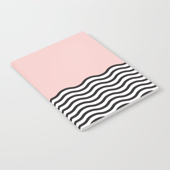 Waves of Pink Notebook