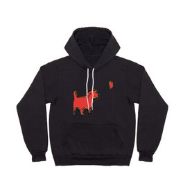 Valentines Day Cute Dog Found Red Heart Hoody