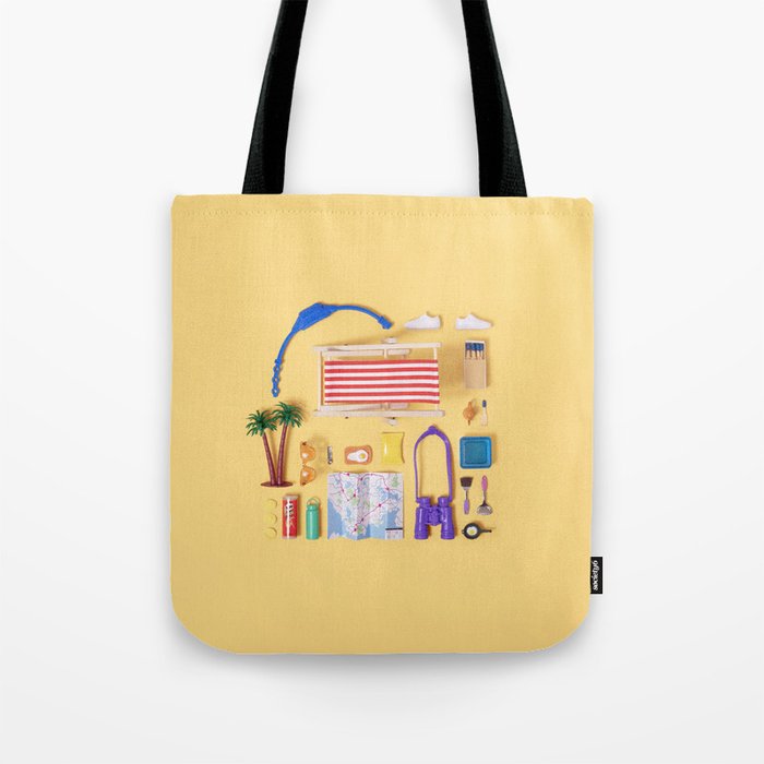 Dollhouse inventory / soft yellow Tote Bag