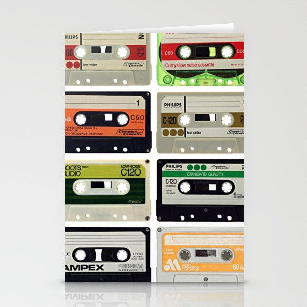 Audio Cassettes Tape Stationery Cards