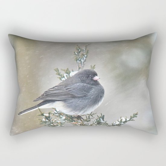 Tip Top Junco Rectangular Pillow