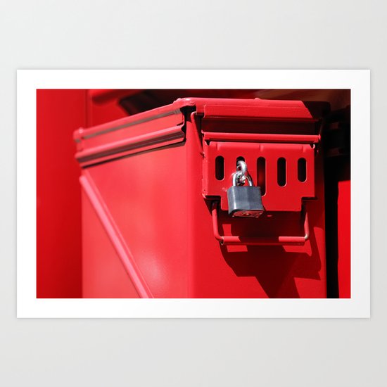 Lock and Box Art Print