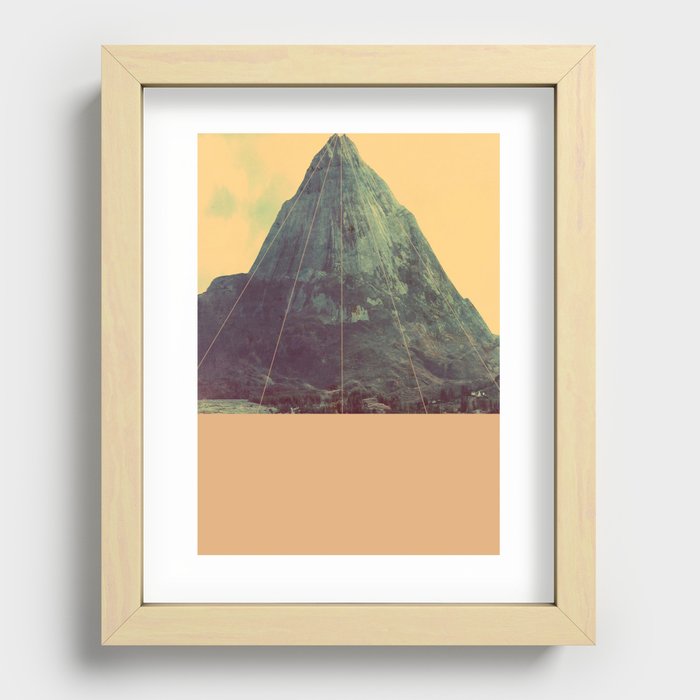 cone Recessed Framed Print