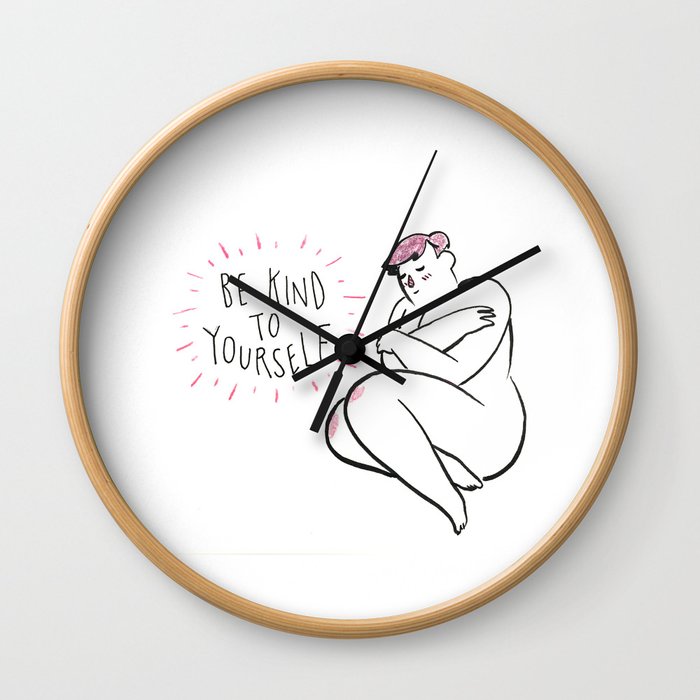 Be Kind to Yourself Wall Clock