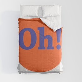 Oh! Typography Comforters