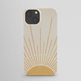 Boho Sun no. 5 Yellow iPhone Case