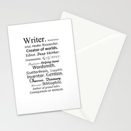 Writer Stationery Card