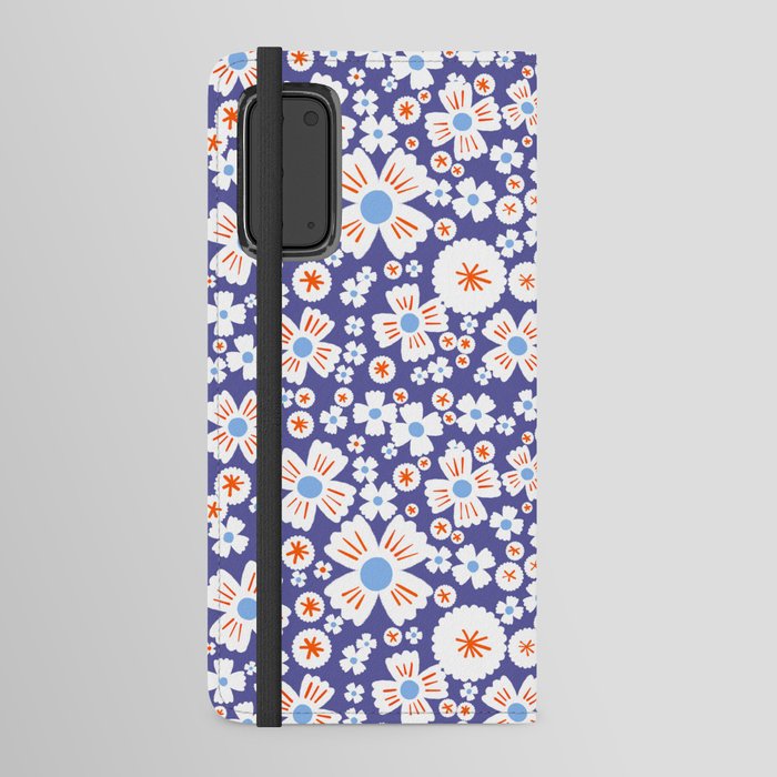 Modern Daisy Floral in  Android Wallet Case