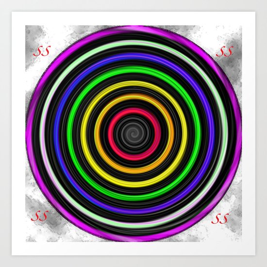 Sacred-Symmetry: Tunnel Of Love Art Print