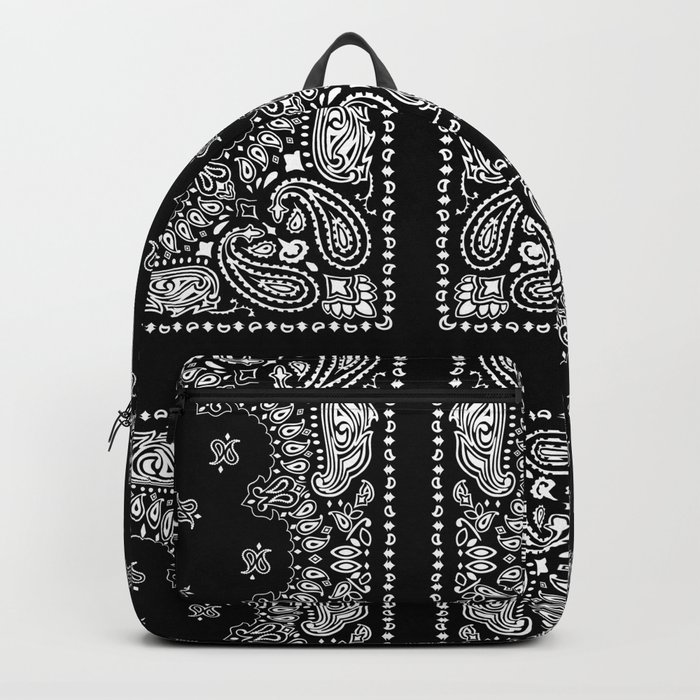 Black Bandana Backpack by Newyorker01 Society6