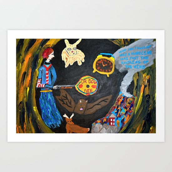 Dr Dog Record Art Print