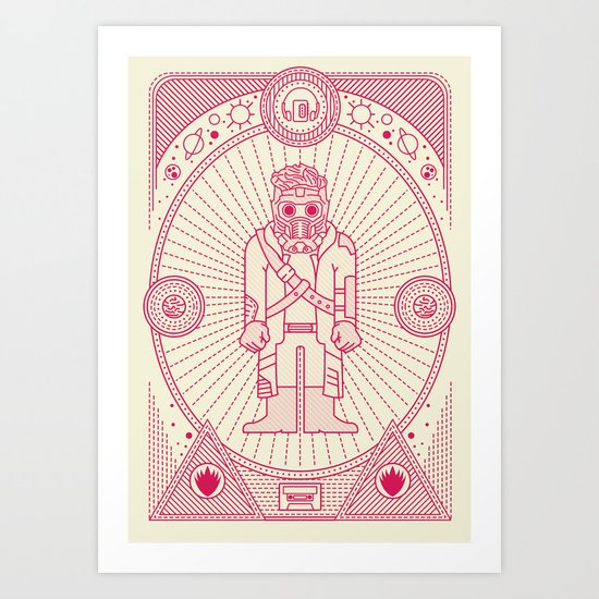 Star Lord's Awesome Jamz Art Print
